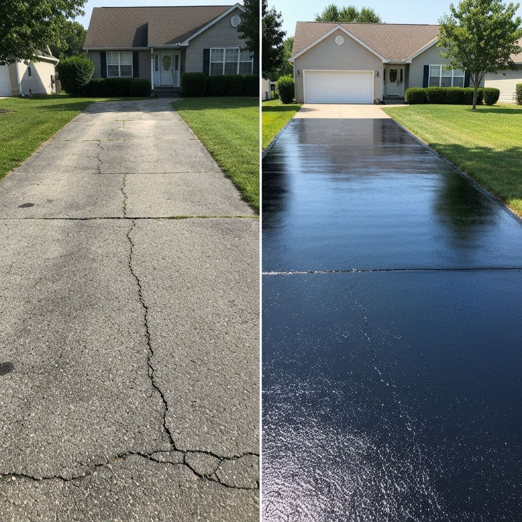 Sealed driveway project