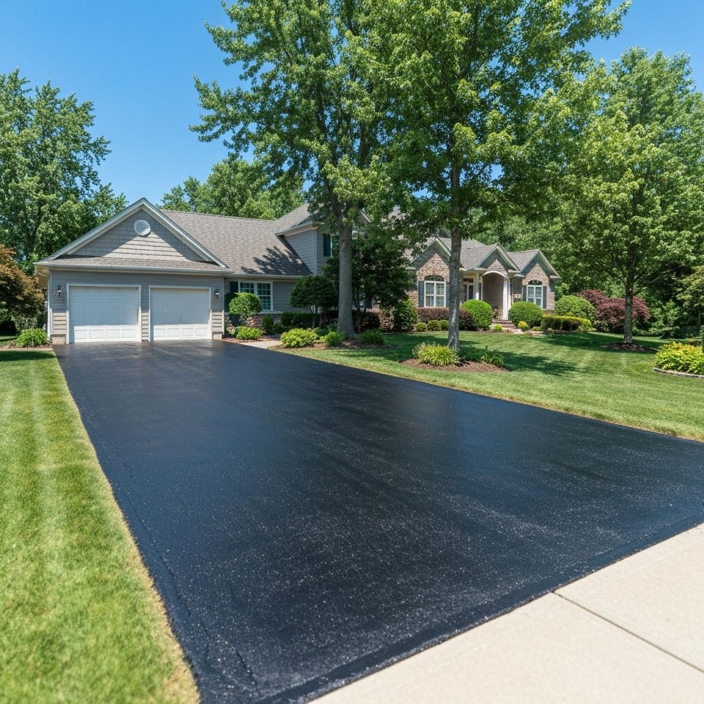 Professional asphalt sealing