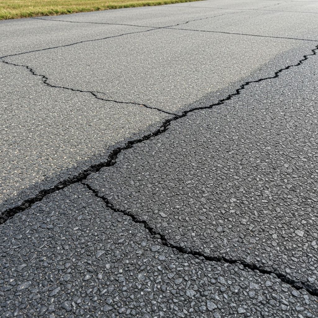 Residential driveway sealing